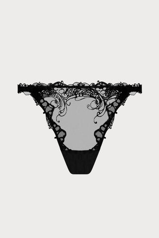 Soir de Venise Black Mini Thong