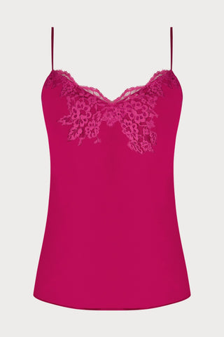 Splendeur Soie Raspberry Camisole
