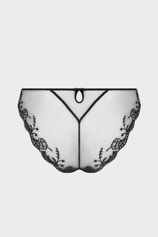 Splendeur Soie Black Italian Brief