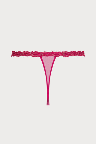 Splendeur Soie Raspberry Mini Thong