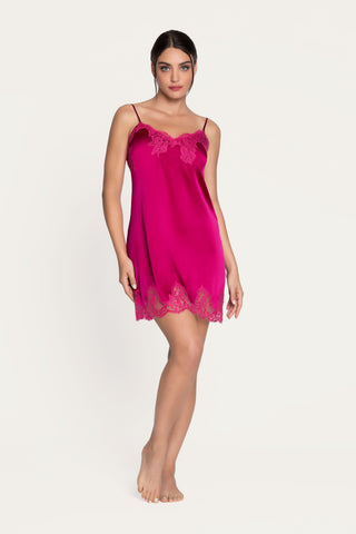 Lise Charmel Splendeur Soie Raspberry Pink Silk Satin Nightie