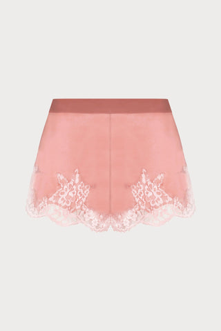 Splendeur Soie Rose Pyjama Short