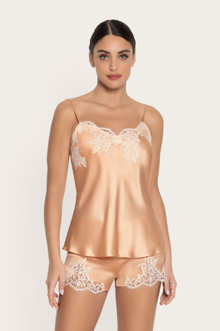 Lise Charmel Peach Silk Camisole Splendeur Soie