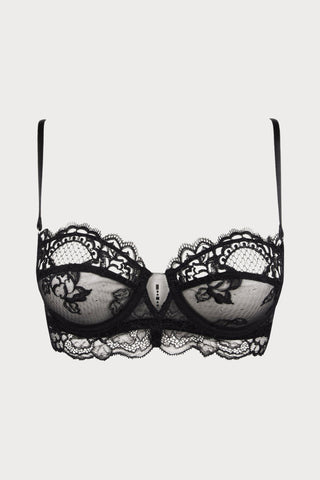 Sublime En Dentelle Half Cup Bra in Black
