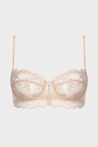 Sublime En Dentelle Half Cup Bra in Nude