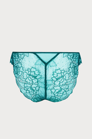 Sublime En Dentelle Italian Brief in Green
