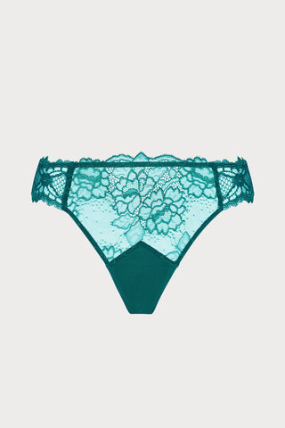 Sublime En Dentelle Italian Brief in Green