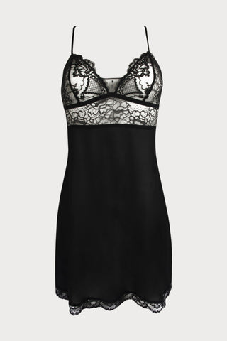 Sublime En Dentelle Black Nightie