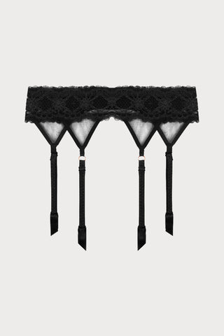 Sublime En Dentelle Black Suspender