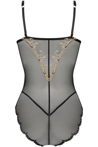 Lise Charmel Deesse En Glam Bodysuit Black/Gold