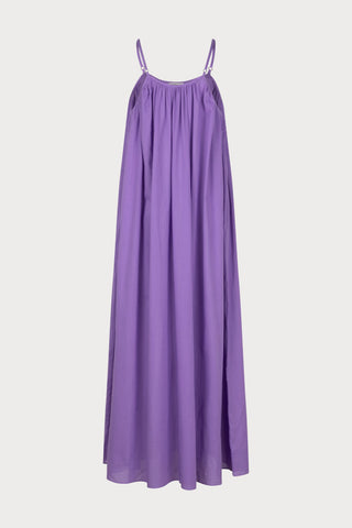 Apricot Lilac Cotton Long Sundress