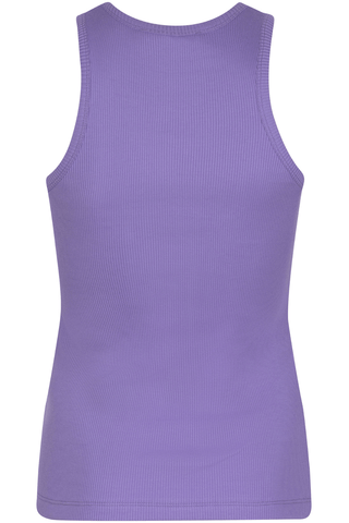 Love Stories Bella Ribbed Tank Top Purple