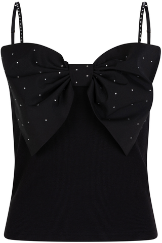 Love Stories Bow Top in Black
