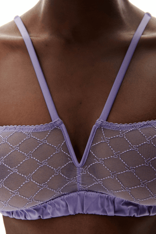 Love Stories Celeste Unpadded Bralette Purple