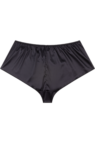 Love Stories Chrissy Satin Shorts Black