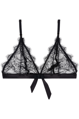 Love Stories Gwen Triangle Bralette Black