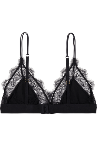 Love Stories Love Lace Unpadded Bralette Black