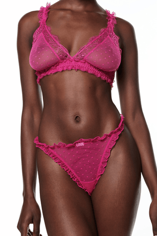 Love Stories Love Lace Unpadded Bralette Pink