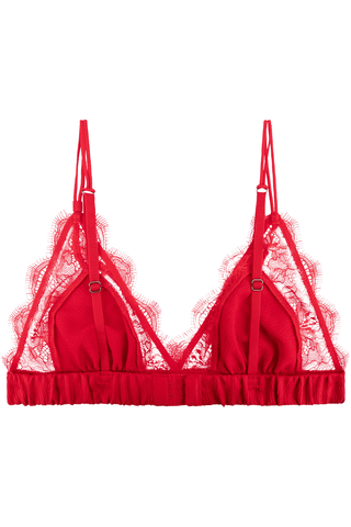 Love Stories Love Lace Unpadded Bralette Red