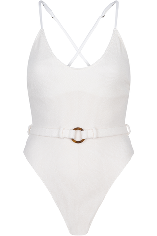 Love Stories Madison Swimsuit Off White
