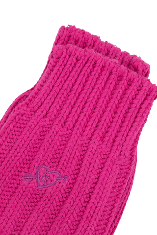 Love Stories Rib Socks Pink