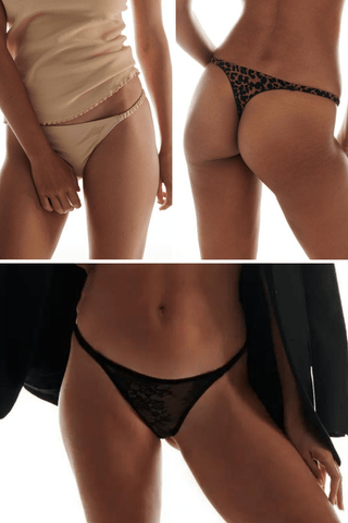 Love Stories Roomservice Trio Pack Thongs Mulicolour