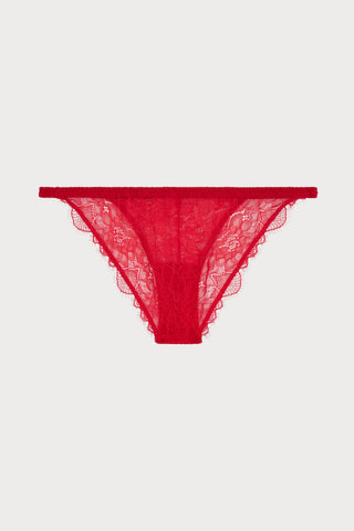 Wild Rose Brief Red, Size XL (UK 14)
