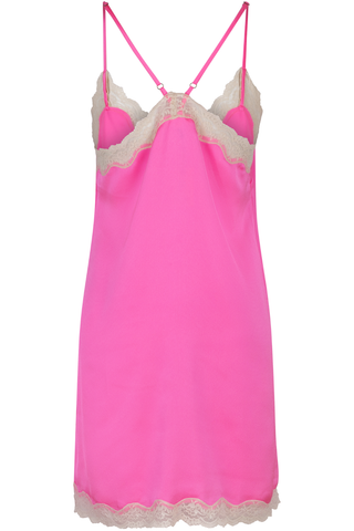 Love Stories Willow Slip Dress Neon Pink