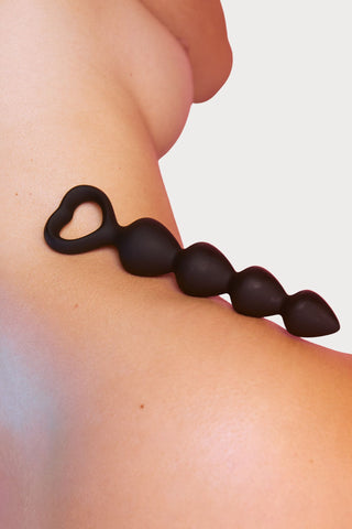 Love to Love Bing Bang Anal Beads L Black Onyx