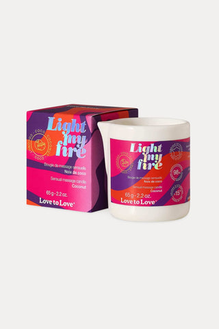 Love to Love Coconut Massage Candle 65g 