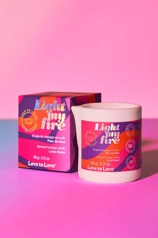 Love to Love Lotus Flower Massage Candle 65g 