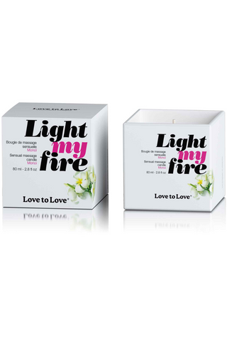 Love to Love Light My Fire Massage Candle Monoi