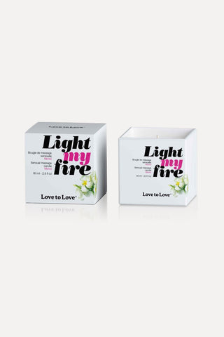 Love to Love Light My Fire Massage Candle Monoi