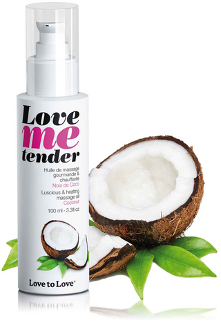 Love to Love Love Me Tender Warming Massage Oil Coconut