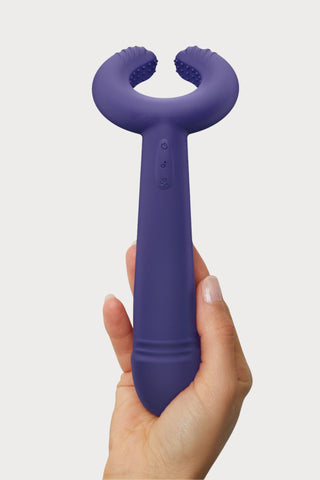Love to Love Please Me Multi-Use Vibrator Midnight Indigo