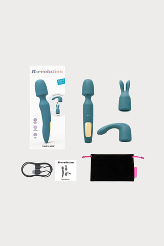Love to Love R-Evolution 3 in 1 Wand - Naughty Knickers