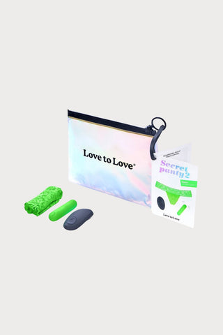 Love to Love Secret Panty 2 Neon Green
