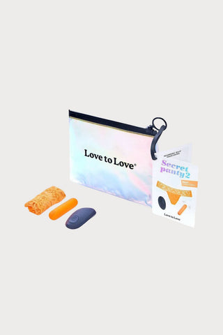 Love to Love Secret Panty 2 Neon Orange