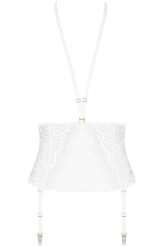 Maison Close Accroche Coeur Waist Cincher White