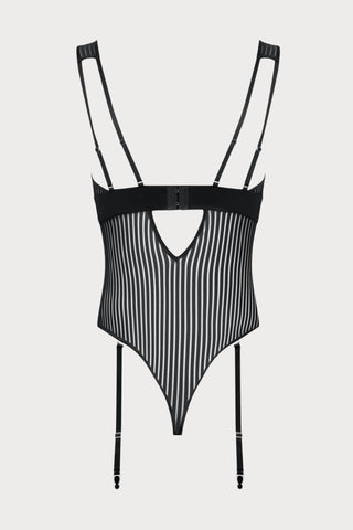 Bande à Part V Neck Thong Bodysuit