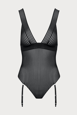 Bande à Part V Neck Thong Bodysuit