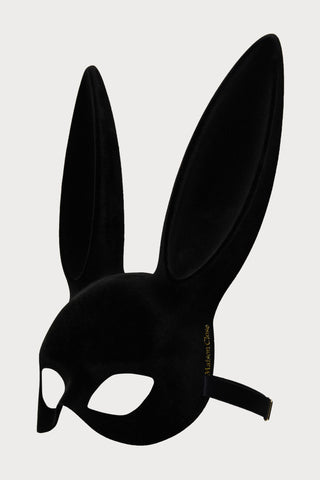 Maison Close Black Velvet Bunny Mask with Tail - Naughty Knickers