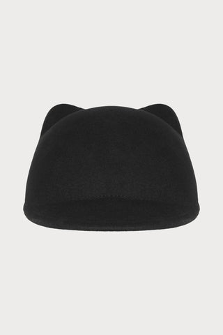 Maison Close Black Wool Cat Hat - Naughty Knickers