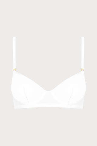 Corps à Corps Wire Bra White