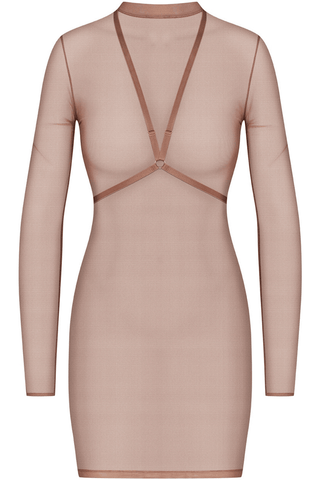 Maison Close Corps à Corps Dress Taupe