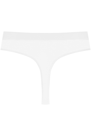 Maison Close Corps à Corps High Waist Thong White