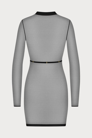 Corps à Corps Dress with Harness Black