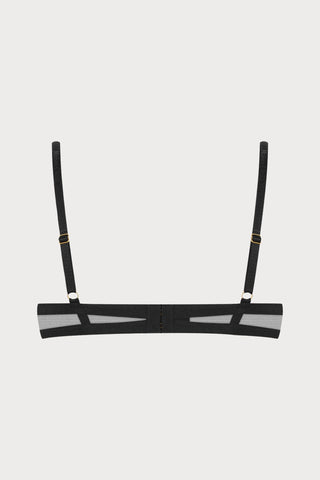 Corps à Corps Open Underwired Bra Black