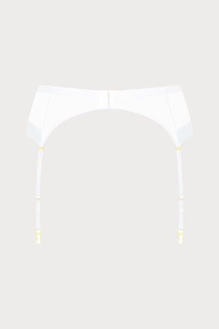Corps à Corps Suspender Belt White