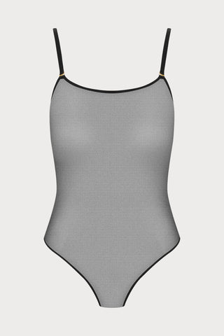 Corps à Corps Thong Bodysuit Black